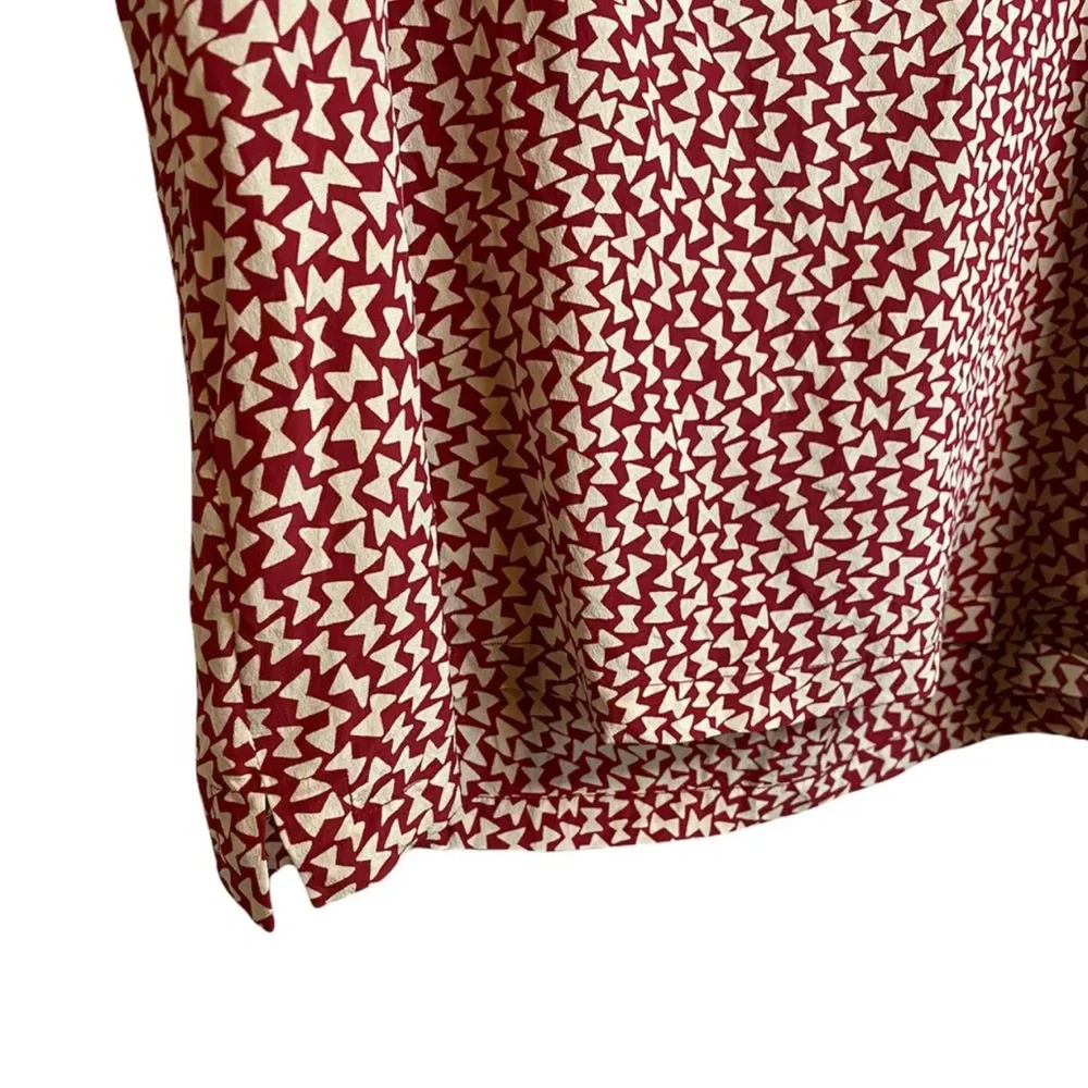 Chanel Boutique Vintage Bow Print Top